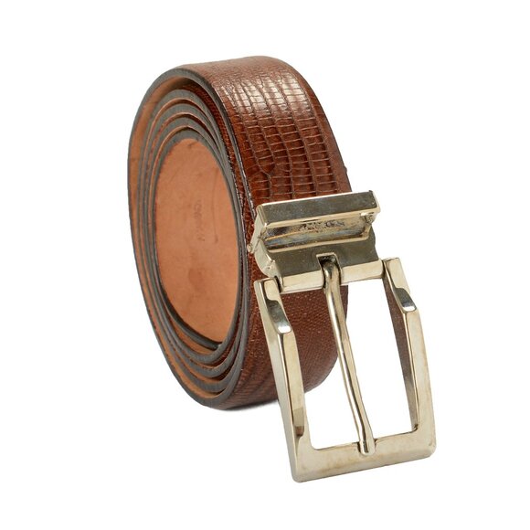 Dolce & Gabbana Men\'s Genuine Tegu Lizard leather Belt US 44 IT 110 main image 6